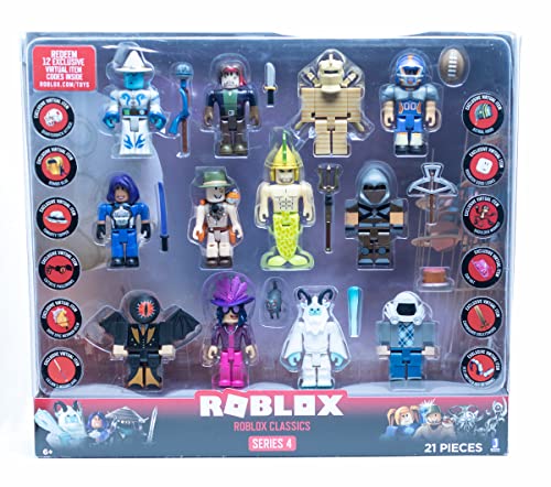 Roblox Classics Series 4 Twenty-One Piece Set 12 exklusive virtuelle Codes Roblox Classics Series 4 Twenty-One Piece Set 12 exklusive virtuelle Codes von Roblox