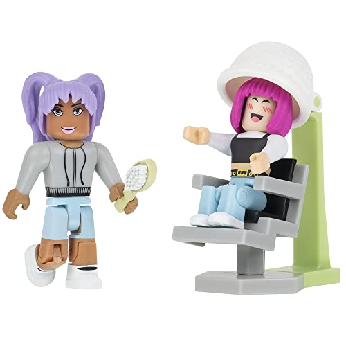 Roblox ROB0235 - Game Pack Brookhaven: Hair & Nails - 2er Figuren Pack mit Zubehör und Spielcode Roblox ROB0235 - Game Pack Brookhaven: Hair & Nails - 2er Figuren Pack mit Zubehör und Spielcode von Roblox