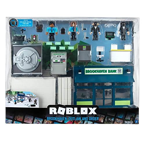 Roblox ROB0689 - Deluxe Spielset Brookhaven: Outlaw and Order, Spielset mit exklusivem Spielcode, ab 6 Jahren Roblox ROB0689 - Deluxe Spielset Brookhaven: Outlaw and Order, Spielset mit exklusivem Spielcode, ab 6 Jahren von Roblox