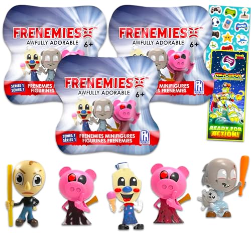 Roblox Roblox Mini-Figuren für Kinder, 3 Stück – Paket mit 3 Frenemies, schrecklich entzückende blinde Taschen-Figuren, Feat. Piggy, Baldi, Oma, Hallo Nachbar, mehr Roblox Roblox Mini-Figuren für Kinder, 3 Stück – Paket mit 3 Frenemies, schrecklich entzückende blinde Taschen-Figuren, Feat. Piggy, Baldi, Oma, Hallo Nachbar, mehr von Roblox