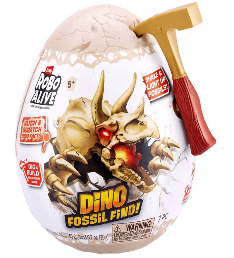 Robo Alive Spielzeug - Dino Fossilienfund - S1 - Ei Mini - Sorti - Robo Alive - One Size - Dinosaurier Robo Alive Spielzeug - Dino Fossilienfund - S1 - Ei Mini - Sorti - Robo Alive - One Size - Dinosaurier von Robo Alive