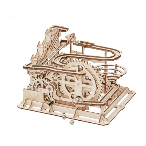 Robotime LG501 3-D Puzzle, Holz, Waterwheel Coaster von ROBOTIME