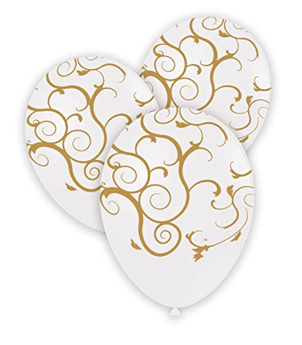 Pall. 1112 Bianco 10 st. Oro globo Filigrana von Rocca Fun Factory