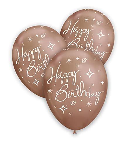 Pall. Titanio 12 Rame 104 st.Bianca Globo Happy Birthday von Rocca Fun Factory
