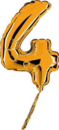 Palloncini Rocca Fun Factory numero 4 oro microshape 7 - 18cm. 5pz Palloncini Rocca Fun Factory numero 4 oro microshape 7 - 18cm. 5pz von Rocca Fun Factory