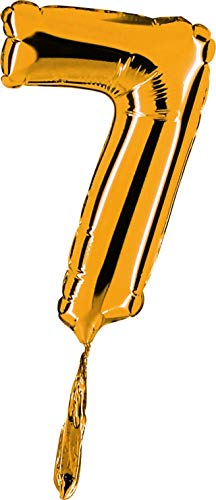 Palloncini Rocca Fun Factory numero 7 oro microshape 7 - 18cm. 5pz Palloncini Rocca Fun Factory numero 7 oro microshape 7 - 18cm. 5pz von Rocca Fun Factory