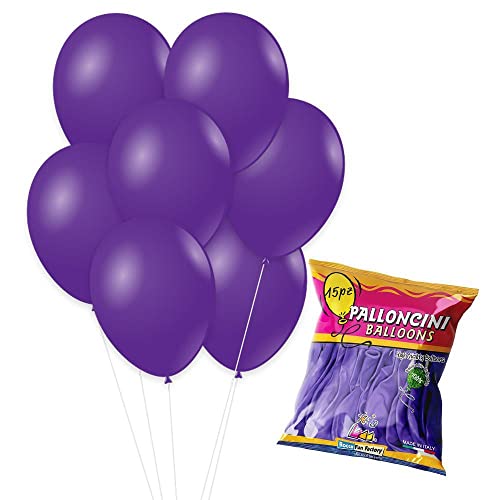 Palloncini pastello G110 12-30Cm viola 84, 15pz. von Rocca Fun Factory