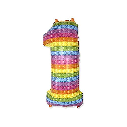 Palloncino Rocca Fun Factory Numero 1 Pop It 32-81cm. 1pz von Rocca Fun Factory