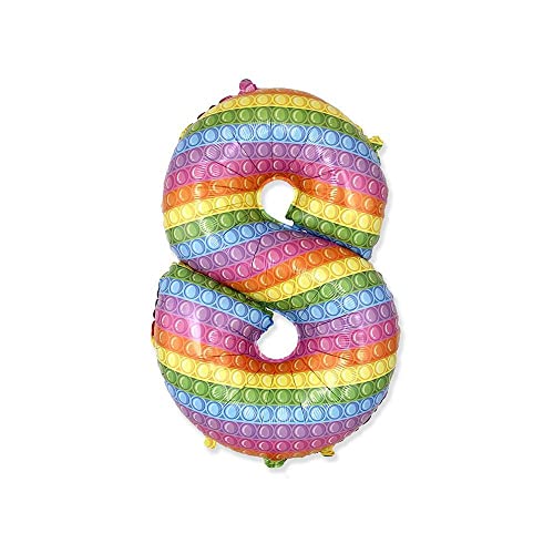 Palloncino Rocca Fun Factory Numero 8 Pop It 32-81cm. 1pz von Rocca Fun Factory