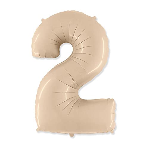 Rocca Fun Factory Palloncino Numero 2 Crema 40-101cm. 1pz von Rocca Fun Factory
