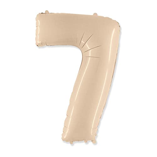 Rocca Fun Factory Palloncino Numero 7 Crema 40-101cm. 1pz von Rocca Fun Factory