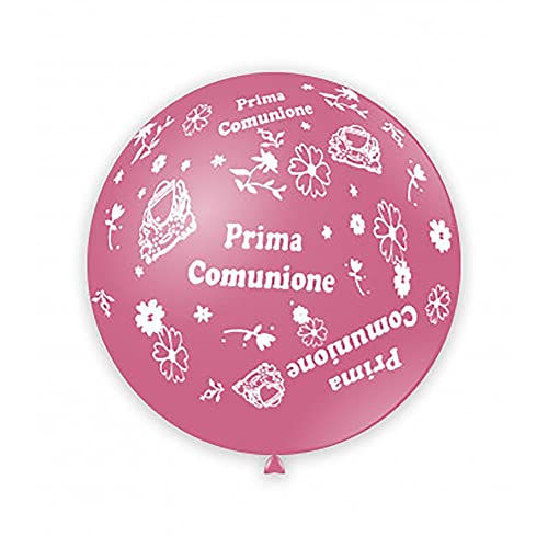 Rocca Fun Factory Palloncino rosa 26 Con Stampa Globo Prima Comunione Bianca dimensione 33-83cm. 1pz Rocca Fun Factory Palloncino rosa 26 Con Stampa Globo Prima Comunione Bianca dimensione 33-83cm. 1pz von Rocca Fun Factory