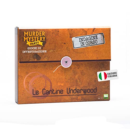 Rocco Giocattoli, Murder Mystery Le Cantine Underwood, YAS Games, das Einzigartige in Italienisch, 33280 von Rocco Giocattoli