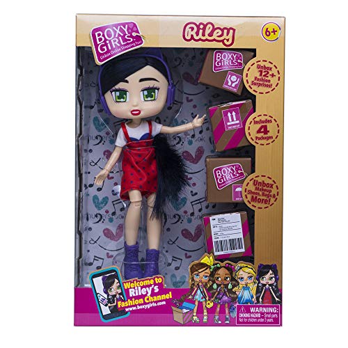 Rocco Giocattoli - Boxy Girls Riley Puppe 20 cm, Mehrfarbig, 763IT von Rocco Giocattoli