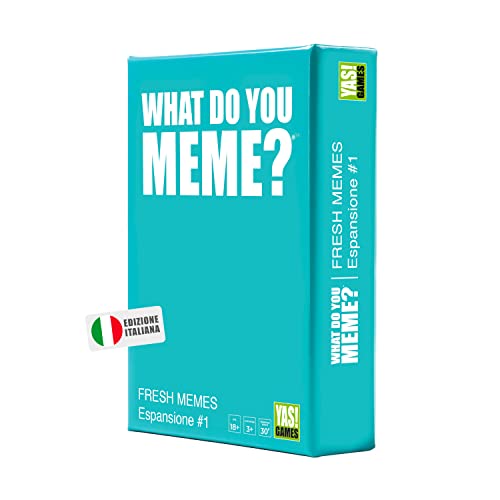 Yas Games - What Do You Meme Erweiterung - Freshmeme - Der Einzige auf Italienisch, ab 18 Jahren von Rocco Giocattoli