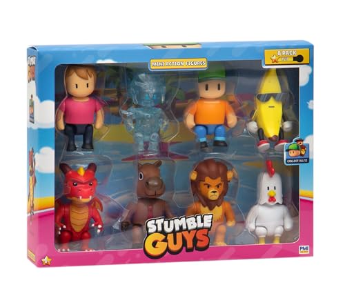 Rocco Giocattoli - Stumble Guys Action Figures 8 Pack AST A cm 8 Rocco Giocattoli - Stumble Guys Action Figures 8 Pack AST A cm 8 von Rocco Giocattoli