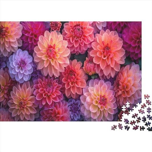 1000 Pieces Puzzles for Adults Teenagers Blume DIY Tier Puzzle Stress Relieve Family Puzzle Game Schweres Lernspielzeug Erwachsene Kinder 1000 Stück von Rochile