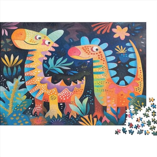 1000 Pieces Puzzles for Adults Teenagers Dinosaurier DIY Tier Puzzle Puzzles Für Erwachsene Klassische Puzzles Relaxation Puzzle Games,mental Exercise Puzzle von Rochile