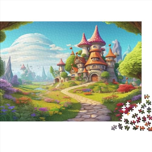 Puzzle 1000 Pieces, Adult Puzzle, Wunderland DIY Karikatur Puzzle Stress Relieve Family Puzzle Game Colourful Puzzle for Adults von Rochile