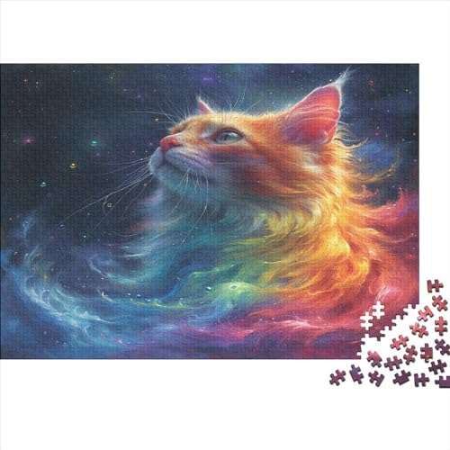 Puzzle 1000 Stück Erwachsene Katze DIY Tier Puzzle Puzzles Für Erwachsene Klassische Puzzles Relaxation Puzzle Games,mental Exercise Puzzle von Rochile