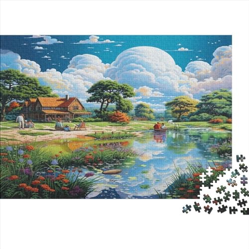 Puzzle 300 Pieces, Adult Puzzle, Paradies DIY Landschaften Puzzle Puzzles Für Erwachsene Klassische Puzzles Schweres Lernspielzeug Erwachsene Kinder 300 Stück von Rochile