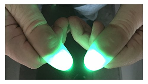 Green Magic Thumb Tip Light Illusion, 1 Pair with Soft Standard Size Thumb Tips by Rock Ridge Magic von Rock Ridge Magic