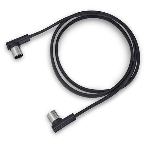 RockBoard Flat MIDI Cable 100 cm Black MIDI-Kabel von RockBoard
