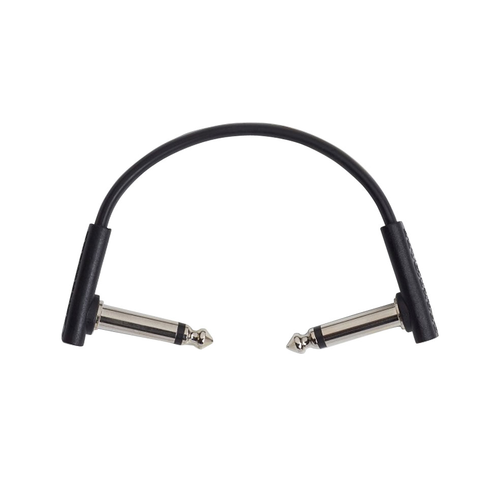 RockBoard Flat Patch Cable Black 10 cm Patchkabel RockBoard Flat Patch Cable Black 10 cm Patchkabel von RockBoard