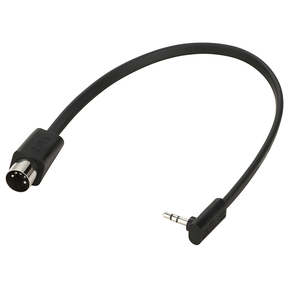 RockBoard Flat TRS to MIDI Cable, TRS-MIDI Type A - 30 cm MIDI-Kabel von RockBoard