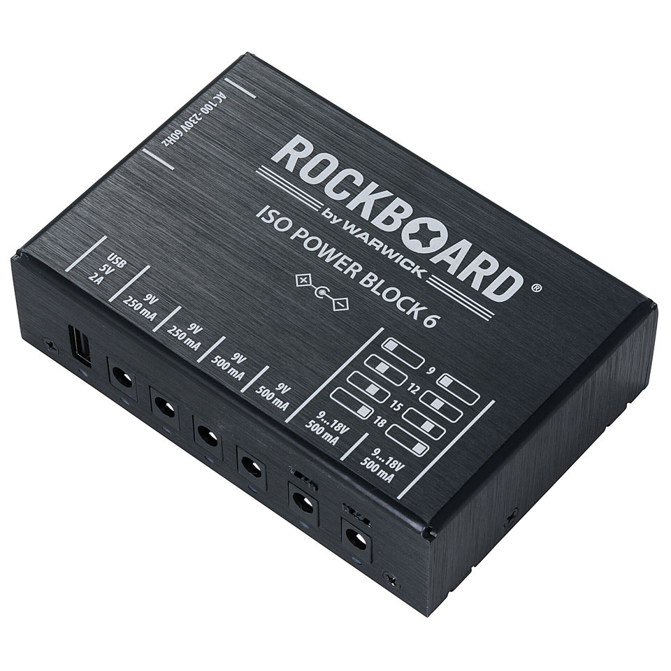 RockBoard ISO Power Block V6 IEC Netzteil Gitarre/Bass RockBoard ISO Power Block V6 IEC Netzteil Gitarre/Bass von RockBoard