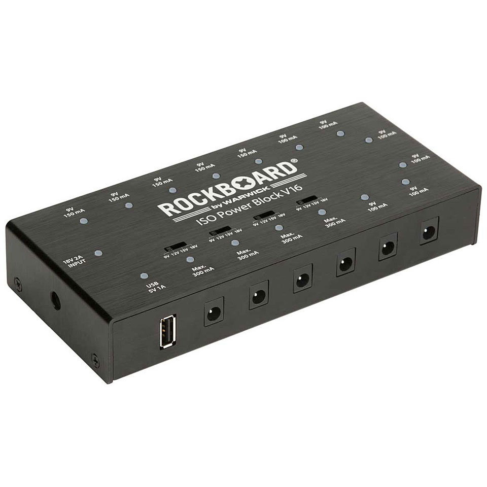 RockBoard Power Block ISO 16 Netzteil Gitarre/Bass RockBoard Power Block ISO 16 Netzteil Gitarre/Bass von RockBoard