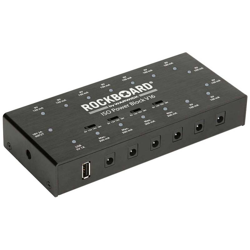 RockBoard Power Block ISO 16 Netzteil Gitarre/Bass von RockBoard