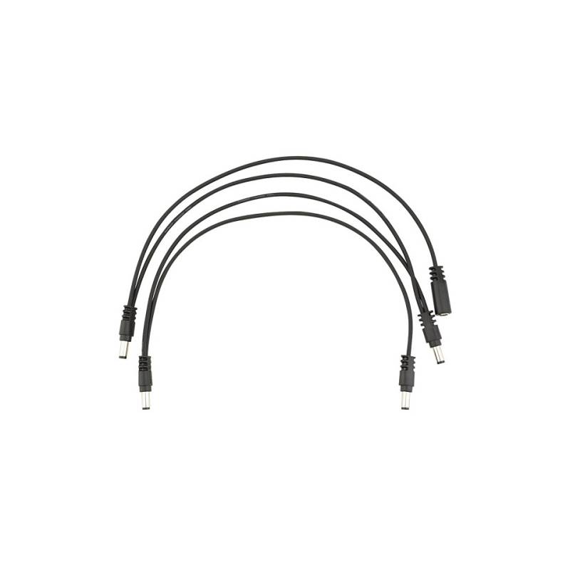 RockCable RBO CAB POWER DC4 S Flat Daisy Chain Cable 4 Outputs von RockCable