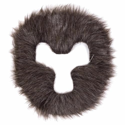 RockParty Unisex Gorilla/Werwolf Haar Halloween Verkleidung Gesichtsmaske in Schwarz oder Braun (Braun) von RockParty