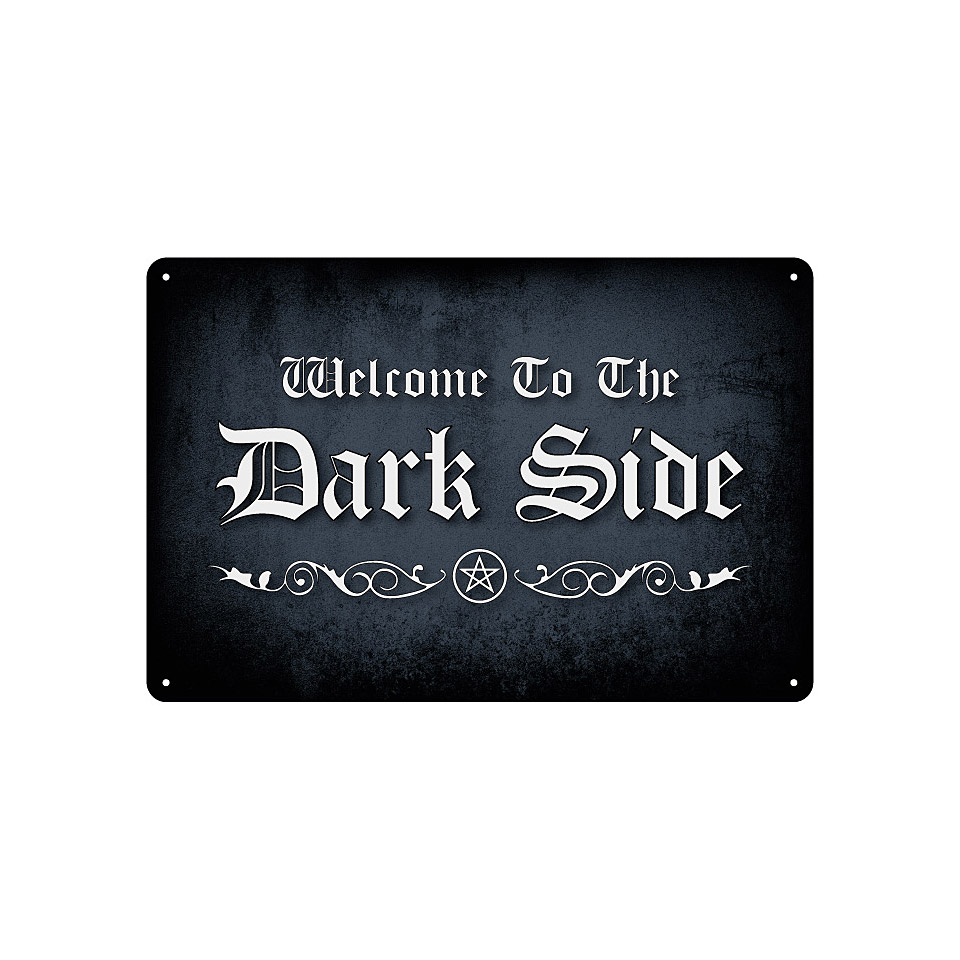 Rockbites Tin Sign - Dark Side Dekoschild Rockbites Tin Sign - Dark Side Dekoschild von Rockbites