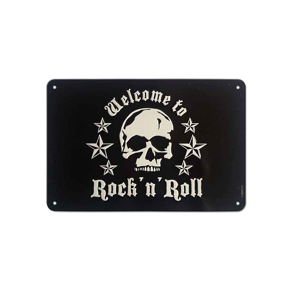 Rockbites Tin Sign - Skull Rock'n'Roll Dekoschild Rockbites Tin Sign - Skull Rock'n'Roll Dekoschild von Rockbites