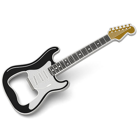 Rockbites Bottle Opener - Strat Black Flaschenöffner Rockbites Bottle Opener - Strat Black Flaschenöffner von Rockbites