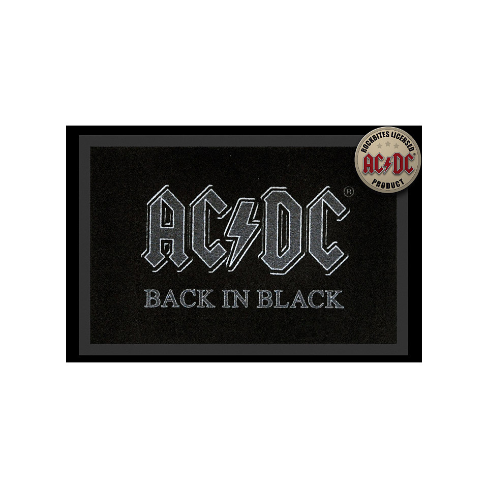Rockbites doormat AC/DC – Back in Black Geschenkartikel Rockbites doormat AC/DC – Back in Black Geschenkartikel von Rockbites