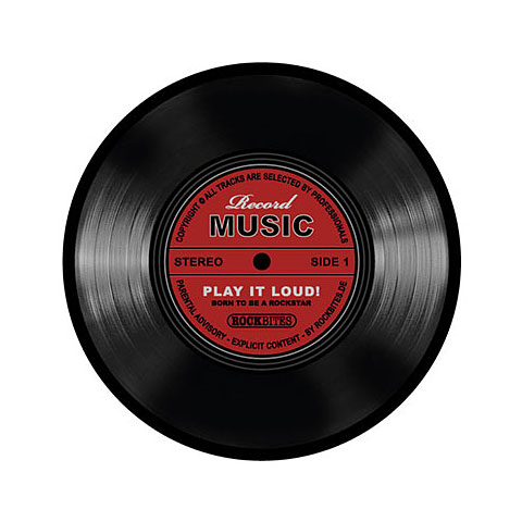 Rockbites Mousepad vinyl record red Mousepad Rockbites Mousepad vinyl record red Mousepad von Rockbites