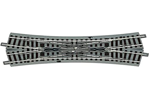 61164 H0 Roco geoLINE (mit Bettung) Doppelkreuzungsweiche von Roco