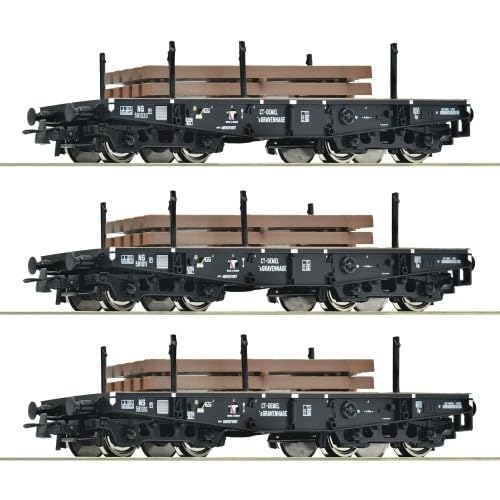 6600016 H0 3er Set Schwerlastwagen mit Ladegut, NS, Ep. III 6600016 H0 3er Set Schwerlastwagen mit Ladegut, NS, Ep. III von Roco