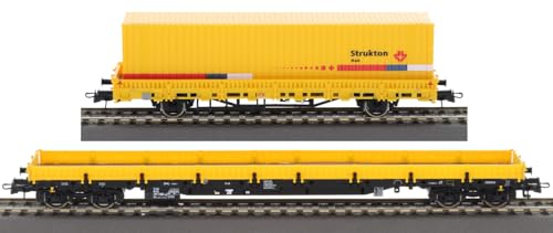 77029 H0 2er Set Rungenwagen Res, STRUKTON Rail, Ep. VI von Roco