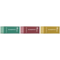 ROCO 05217 H0 3-tlg. Set: 20'-Container, Ep. VI von Roco