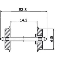 ROCO 40180 H0 DC-NEM-Normradsatz ROCO 40180 H0 DC-NEM-Normradsatz von Roco