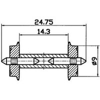 ROCO 40191 H0 NEM-Normradsatz ROCO 40191 H0 NEM-Normradsatz von Roco