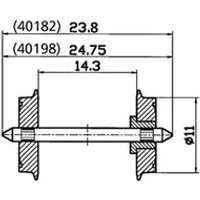 ROCO 40198 H0 NEM-Normradsatz ROCO 40198 H0 NEM-Normradsatz von Roco