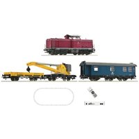 ROCO 5110004 H0 z21 start Digitalset: Diesellokomotive BR 211 mit Kranzug DCC, DB, Ep. IV von Roco