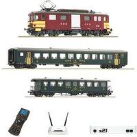 ROCO 51339 H0 z21 Digitalset: Elektro-Gepäcktriebwagen De 4/4 mit Personenzug Wechselstrom, SBB , Ep. IV-V ROCO 51339 H0 z21 Digitalset: Elektro-Gepäcktriebwagen De 4/4 mit Personenzug Wechselstrom, SBB , Ep. IV-V von Roco