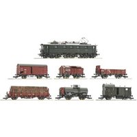 ROCO 61492 H0 7-tlg. Set: Elektrolokomotive E 52 22 mit Güterzug, DRG, Ep. II ROCO 61492 H0 7-tlg. Set: Elektrolokomotive E 52 22 mit Güterzug, DRG, Ep. II von Roco