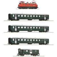 ROCO 61494 H0 5-tlg. Set: Elektrolokomotive 1670.27 Sound mit Personenzug, ÖBB, Ep. IV ROCO 61494 H0 5-tlg. Set: Elektrolokomotive 1670.27 Sound mit Personenzug, ÖBB, Ep. IV von Roco